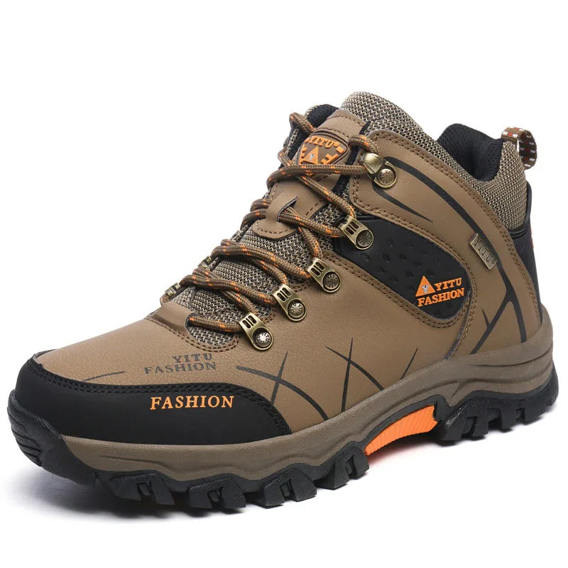 Climbing Shoes Thick Insulation Men Hiking Waterproof Trekking Boots.