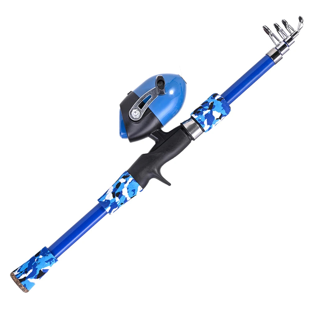 Children telescopic Mini Kids Fishing Rod With Fish Wheel.