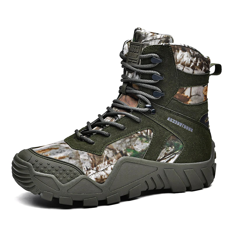 Men's waterproof hiking boots, lightweight durable hiking boots.
