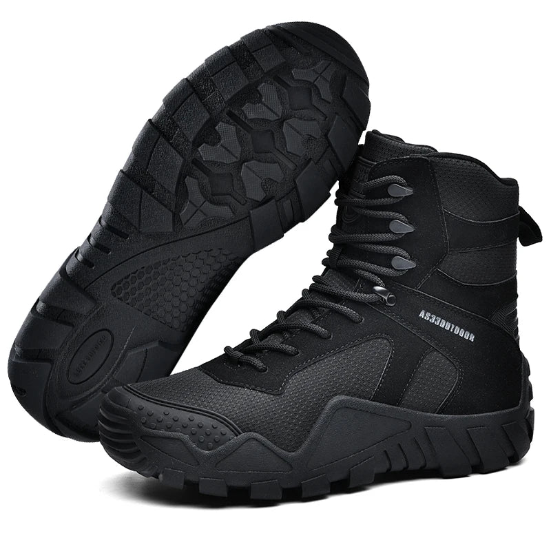 Men's waterproof hiking boots, lightweight durable hiking boots.