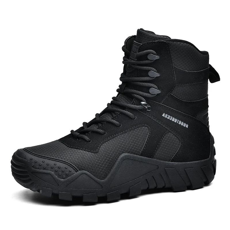 Men's waterproof hiking boots, lightweight durable hiking boots.