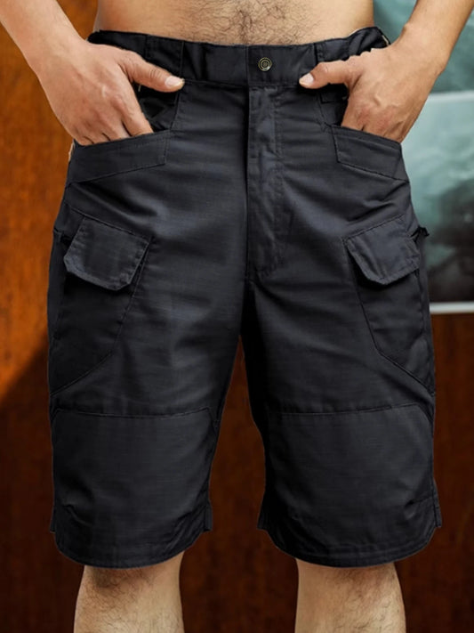 Summer Men Cargo Shorts Quick Dry Multi-Pocket Shorts Men's.