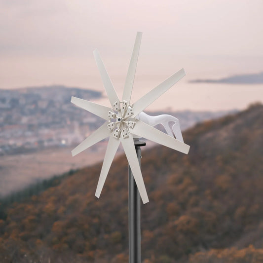 600W 8 Blades Wind Turbine Generator Kit with Charge Controller.