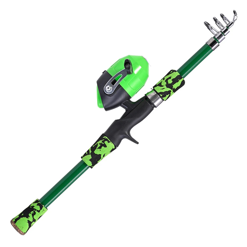 Children telescopic Mini Kids Fishing Rod With Fish Wheel.