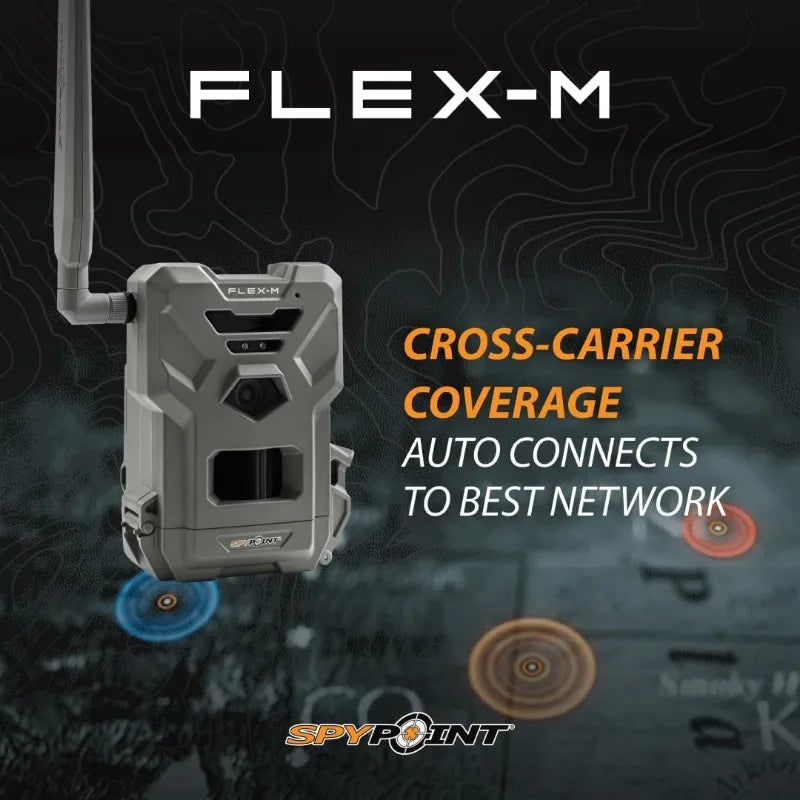 Twin Pack Cellular Trail Cameras - Best Hunting Accessories, No Wi-Fi Needed, GPS, Night Vision.