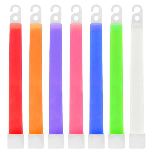 10pcs 6 Inch Fluorescence Light Sticks Waterproof Hiking Camping Equipment.