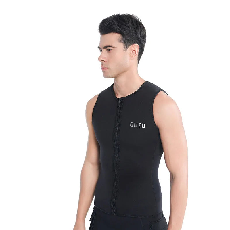 Men 3MM Neoprene Pants and Neoprene Vest Ultra Elastic Wetsuit.