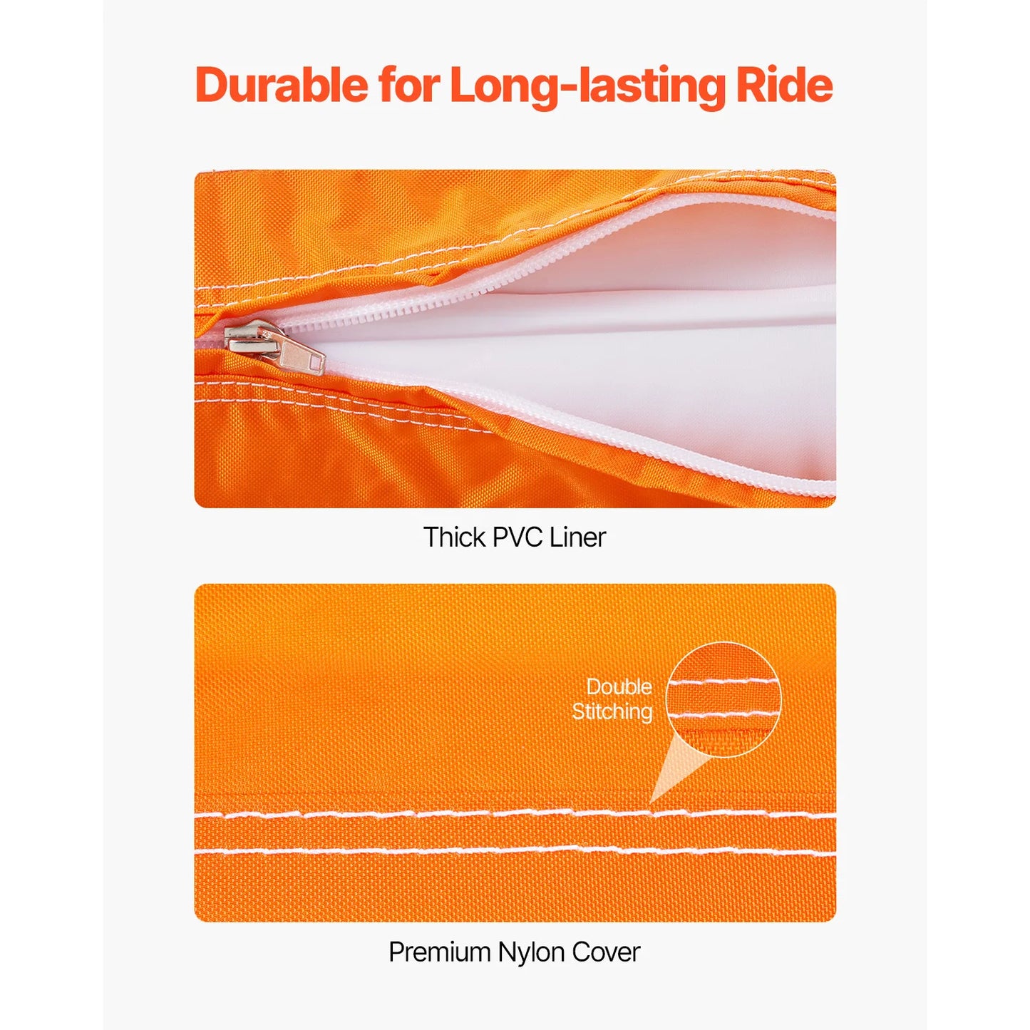 1-2 Riders Towable Tubes for Boating 340lbs Boat Tubes with Fin for Water Sports.