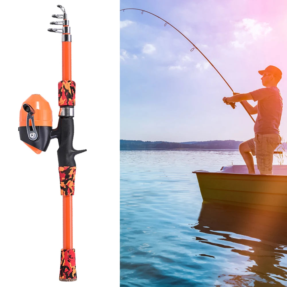 Children telescopic Mini Kids Fishing Rod With Fish Wheel.
