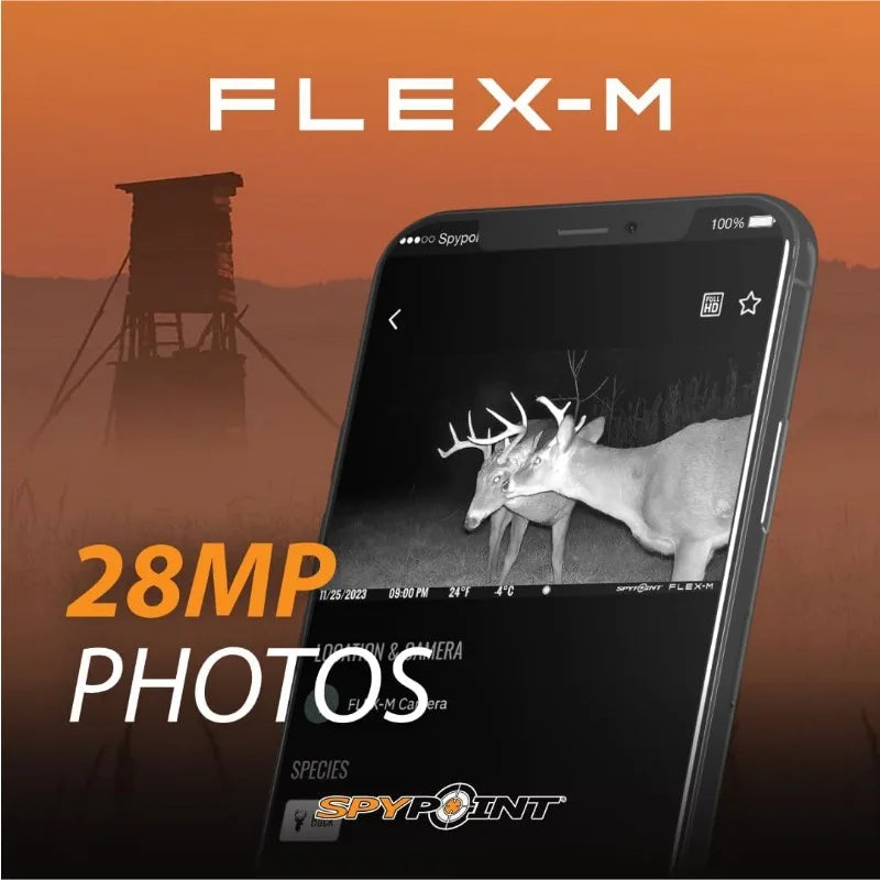 Twin Pack Cellular Trail Cameras - Best Hunting Accessories, No Wi-Fi Needed, GPS, Night Vision.
