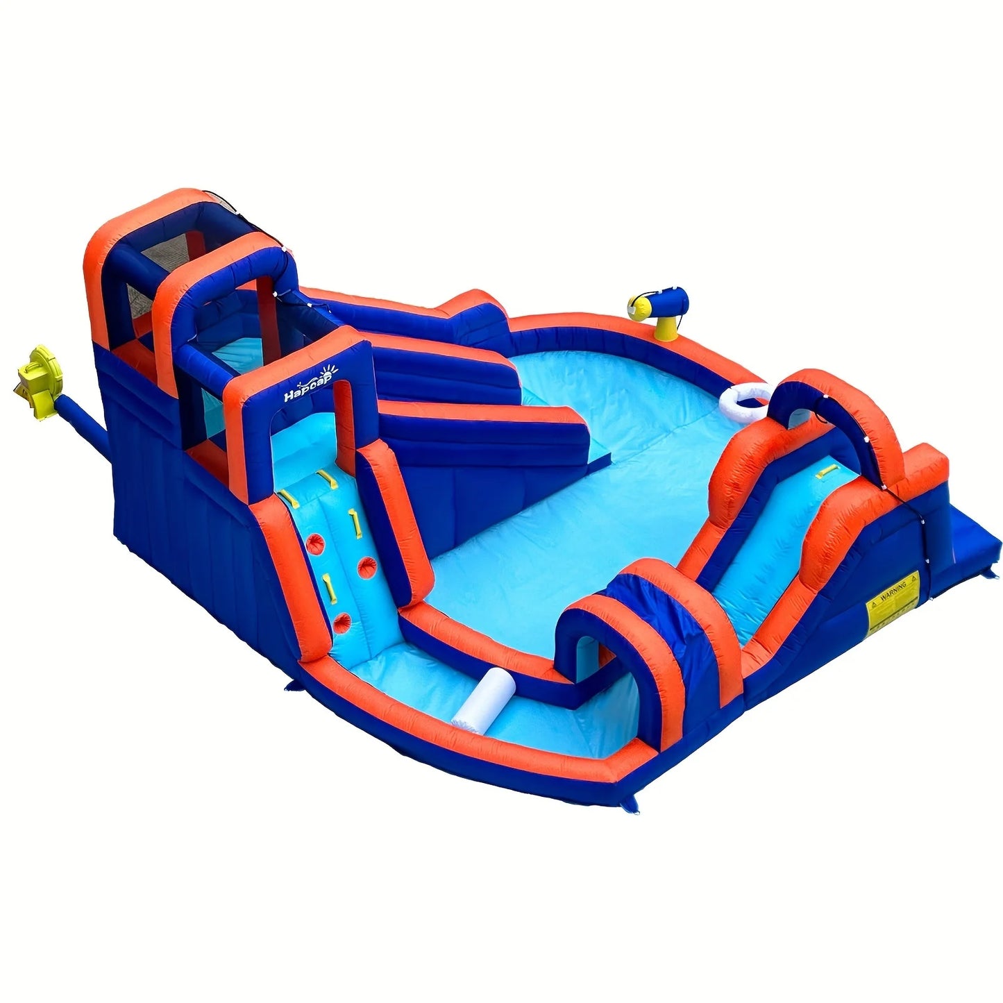 Water Slide, Obstacle Course Bounce House for Outdoor Backyard, with Air Blower.