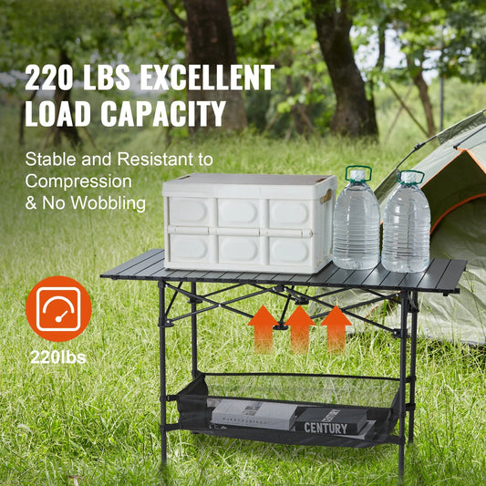 1 PC Portable Folding Camping Table for Outdoor Adventures.