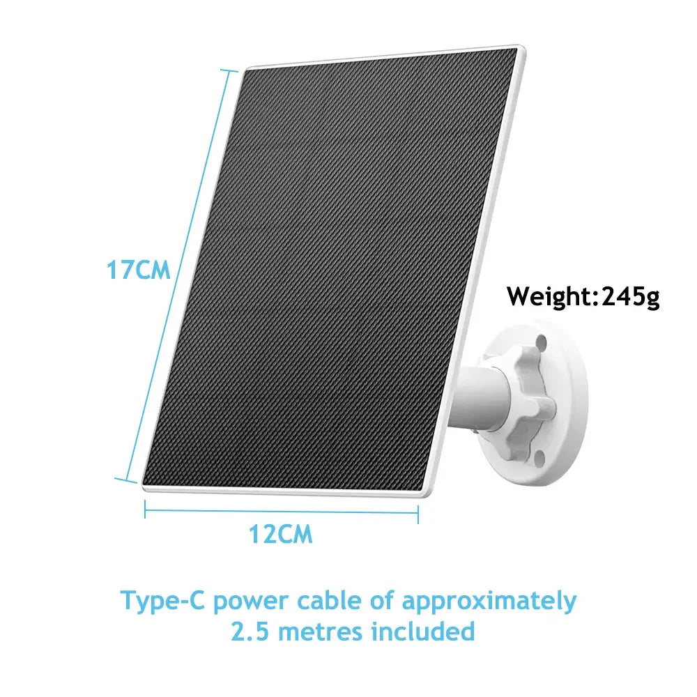 2Pcs Solar Panel Security Cameras Wireless Outdoor.