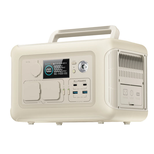 Portable Generator 299Wh 600W Powerstation for Home Tents Outdoor RV Camping.