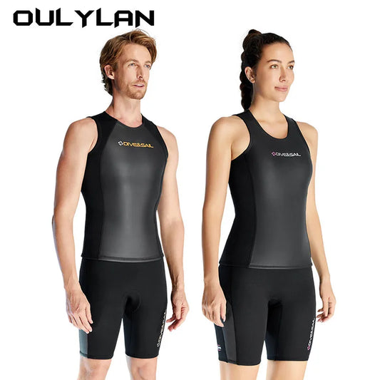 2MM Short Sleeve Water Sport Neoprene Diving Suit Ultra Elastic Warm Beach Surf Wetsuit.