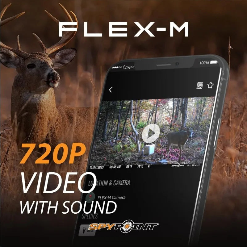 Twin Pack Cellular Trail Cameras - Best Hunting Accessories, No Wi-Fi Needed, GPS, Night Vision.
