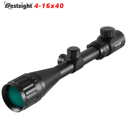 4-16X40 Hunting Riflescope Red & Green Dot Illuminated Sight.